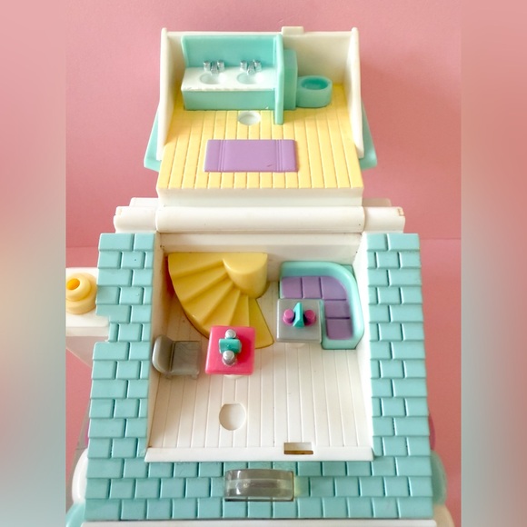 1993 Vintage Polly Pocket - Pizzeria with 2 dolls - Picture 9 of 9